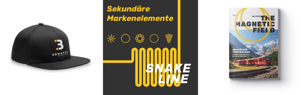 bomatec - Kappe, Designelemente und Broschüre