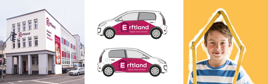 Erftland Gebäude und Fahrzeug-Layout