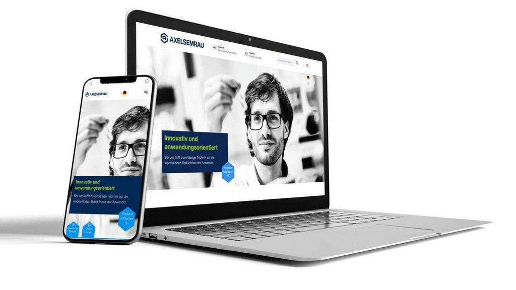 Axel Semrau – Web Desktop- und Mobilansicht