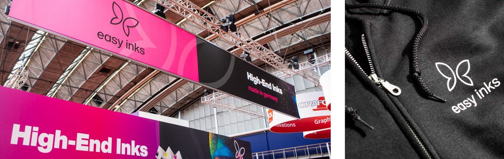 easy inks - Messe und Kleidung