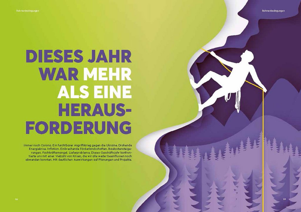 swb Geschäftsbericht 2022 Innenseite